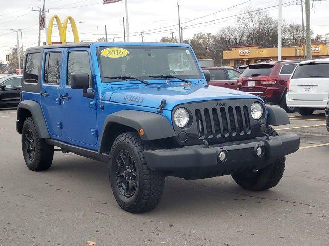 used 2016 Jeep Wrangler Unlimited car, priced at $18,995