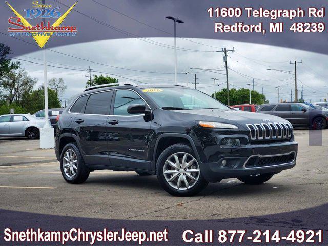 used 2018 Jeep Cherokee car, priced at $20,995
