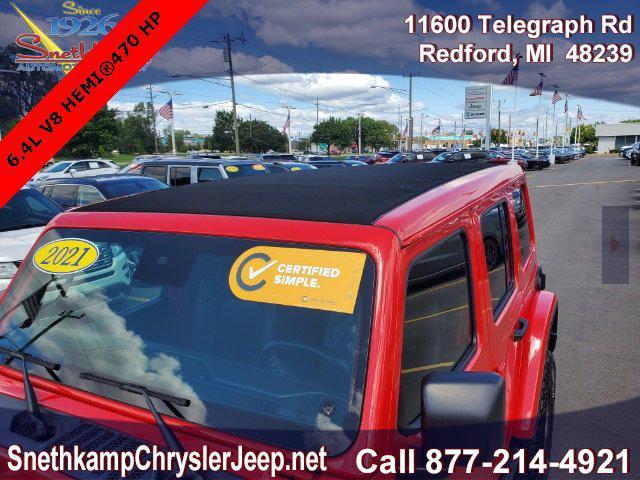 used 2021 Jeep Wrangler Unlimited car, priced at $62,495