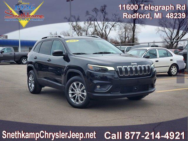 used 2021 Jeep Cherokee car, priced at $23,995