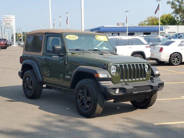 used 2021 Jeep Wrangler car, priced at $27,995