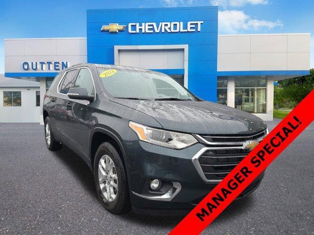 used 2021 Chevrolet Traverse car, priced at $29,174