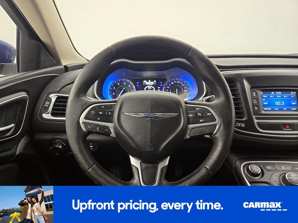 used 2015 Chrysler 200 car, priced at $12,998