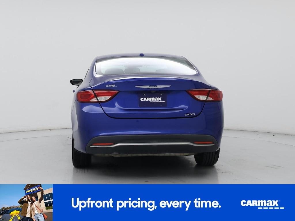 used 2015 Chrysler 200 car, priced at $12,998