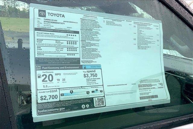 new 2024 Toyota Tundra Hybrid car, priced at $66,678
