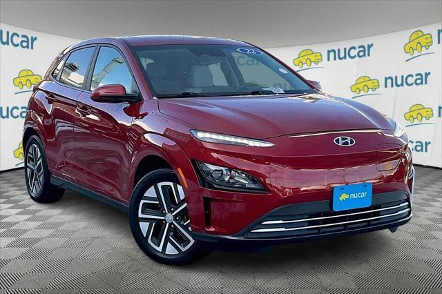 used 2022 Hyundai Kona EV car, priced at $19,500