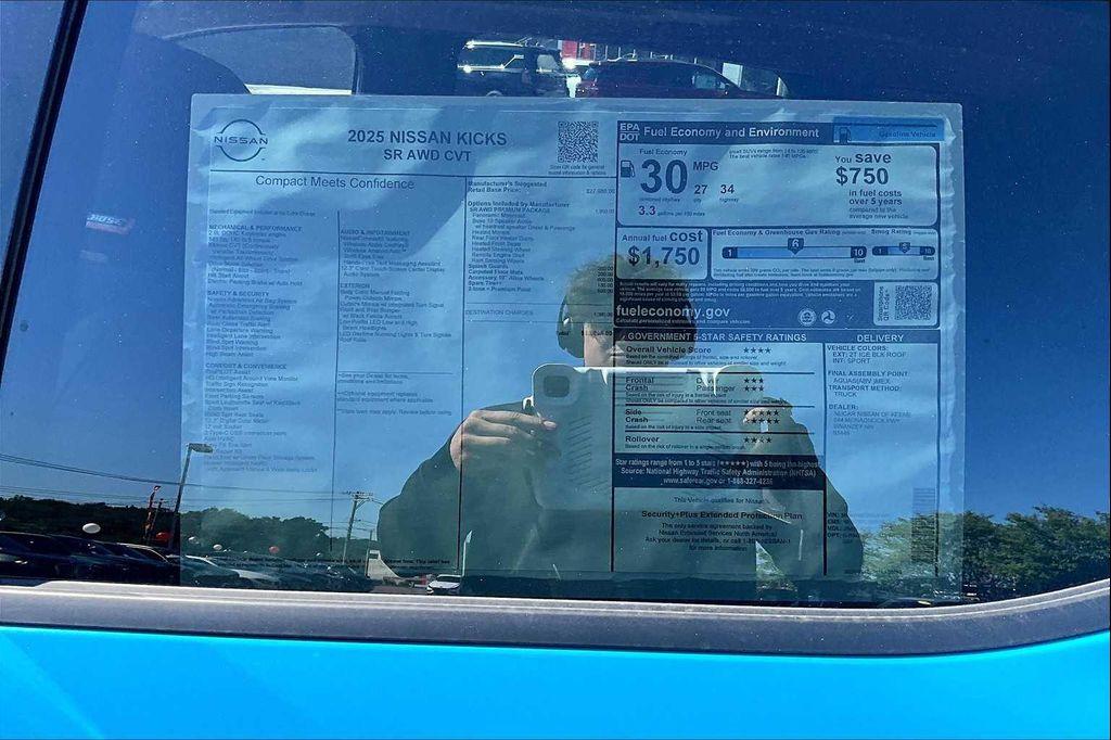 new 2025 Nissan Kicks car, priced at $30,867