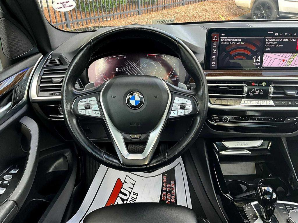 used 2022 BMW X3 car, priced at $31,100