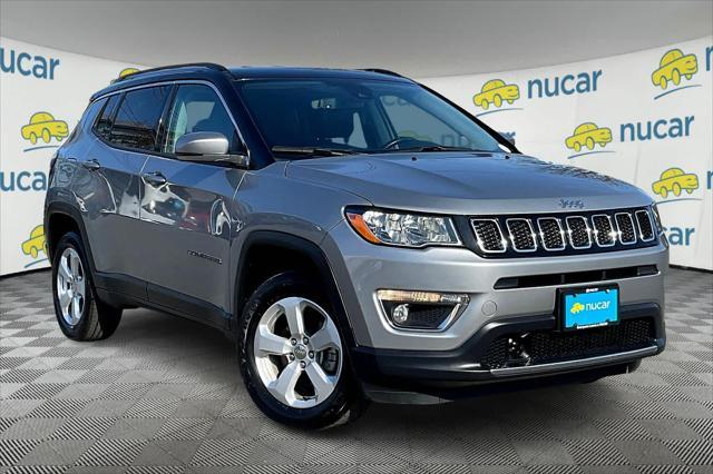 used 2021 Jeep Compass car, priced at $21,400