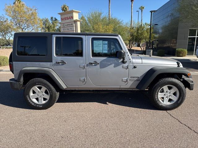 used 2018 Jeep Wrangler JK Unlimited car, priced at $16,200