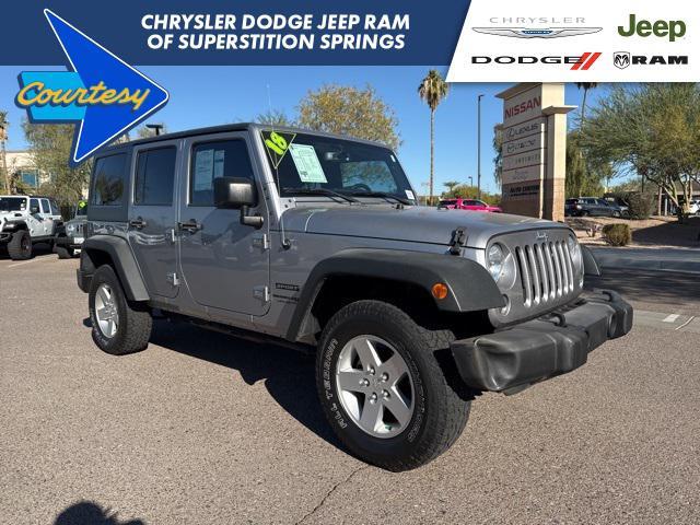 used 2018 Jeep Wrangler JK Unlimited car, priced at $16,200