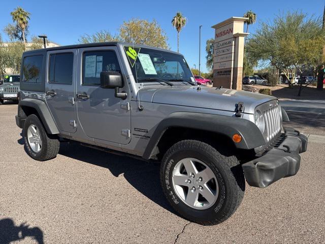 used 2018 Jeep Wrangler JK Unlimited car, priced at $16,200