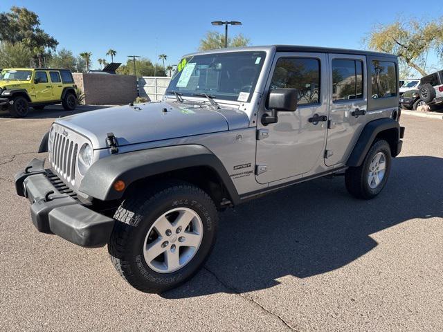 used 2018 Jeep Wrangler JK Unlimited car, priced at $16,200