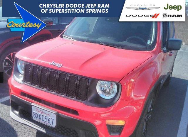 used 2021 Jeep Renegade car, priced at $18,000