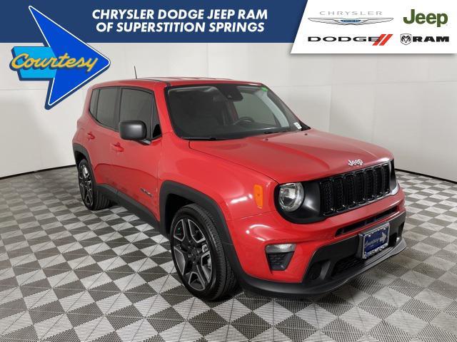 used 2021 Jeep Renegade car, priced at $16,500