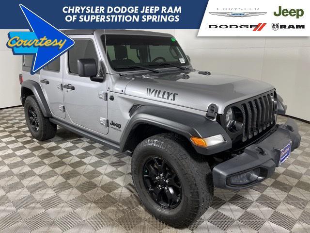 used 2021 Jeep Wrangler car, priced at $32,000