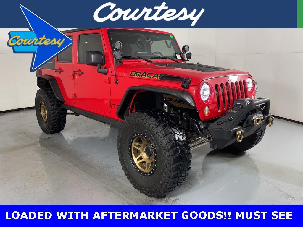 used 2015 Jeep Wrangler Unlimited car, priced at $17,300