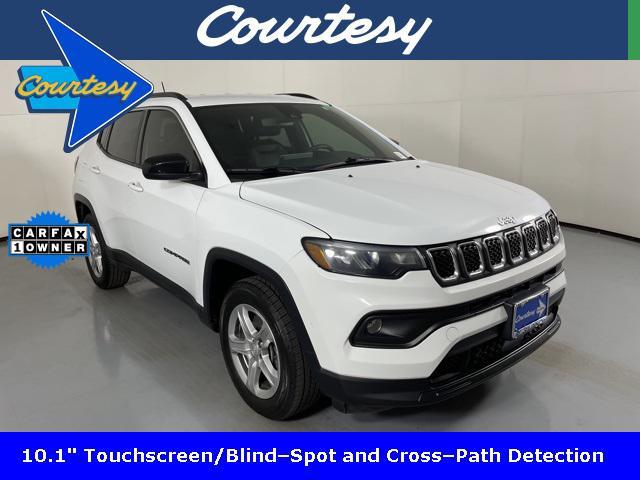 used 2023 Jeep Compass car, priced at $19,600