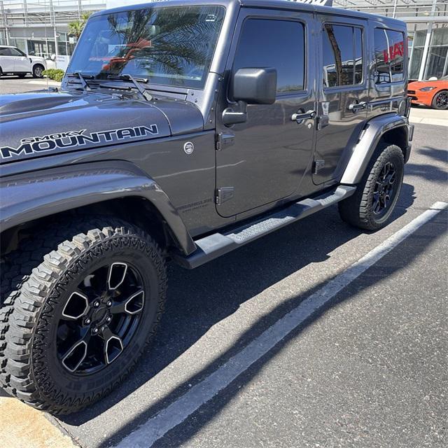 used 2017 Jeep Wrangler Unlimited car, priced at $24,000