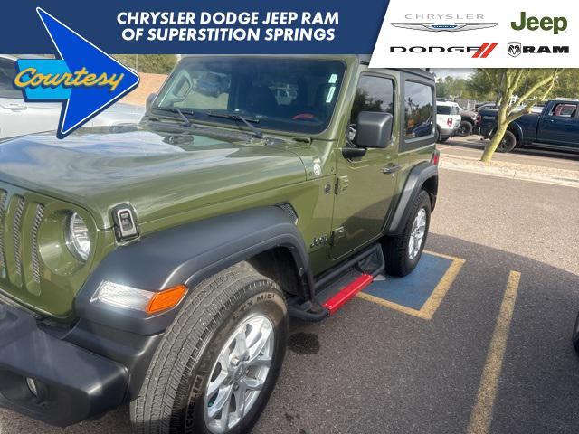 used 2023 Jeep Wrangler car, priced at $33,500