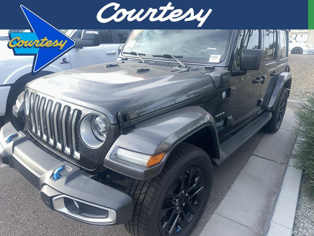 used 2022 Jeep Wrangler Unlimited 4xe car, priced at $25,000