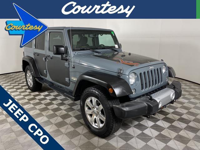 used 2015 Jeep Wrangler Unlimited car, priced at $19,200