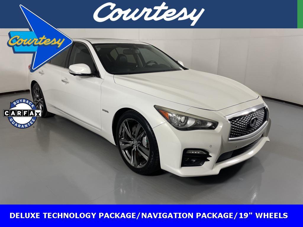used 2014 INFINITI Q50 Hybrid car, priced at $13,900
