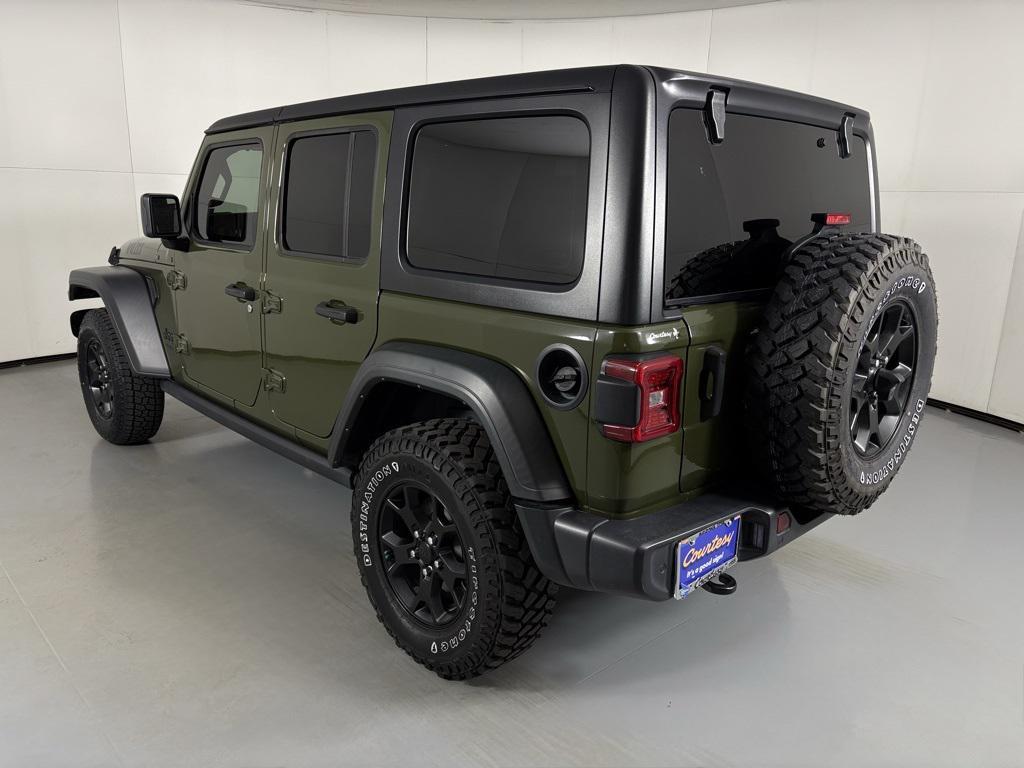 used 2021 Jeep Wrangler car, priced at $28,000