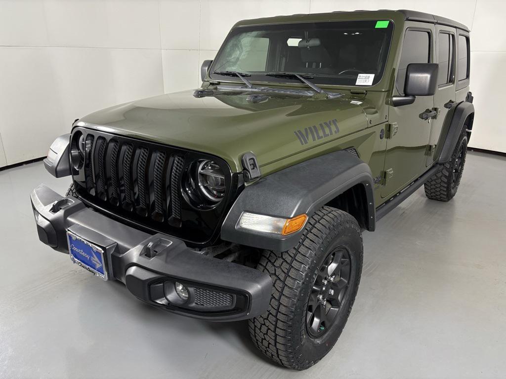used 2021 Jeep Wrangler car, priced at $28,000
