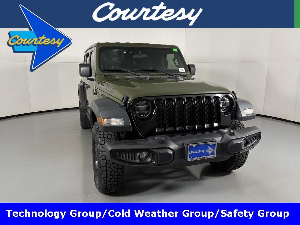 used 2021 Jeep Wrangler car, priced at $28,000