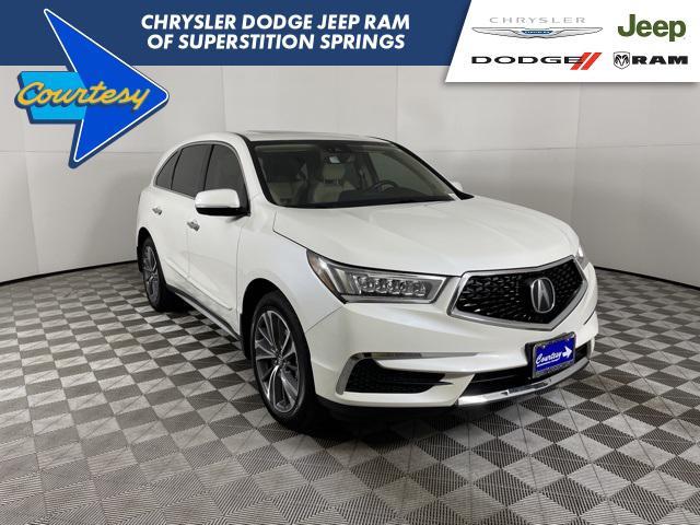used 2019 Acura MDX car, priced at $25,000