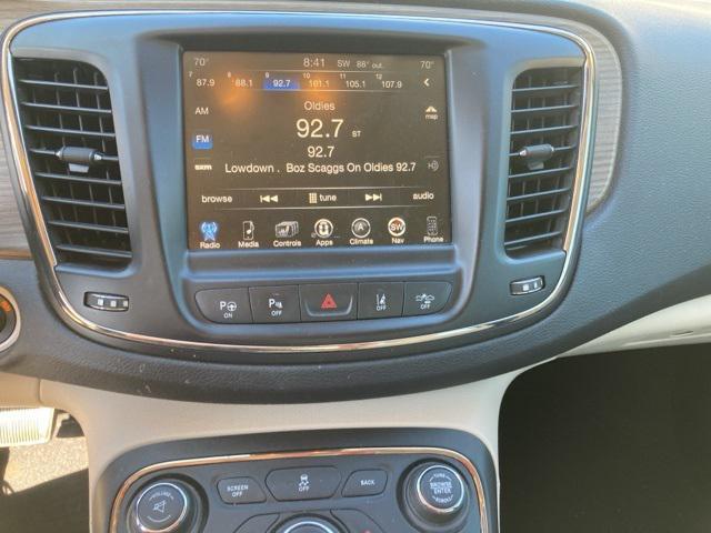 used 2015 Chrysler 200 car, priced at $12,900