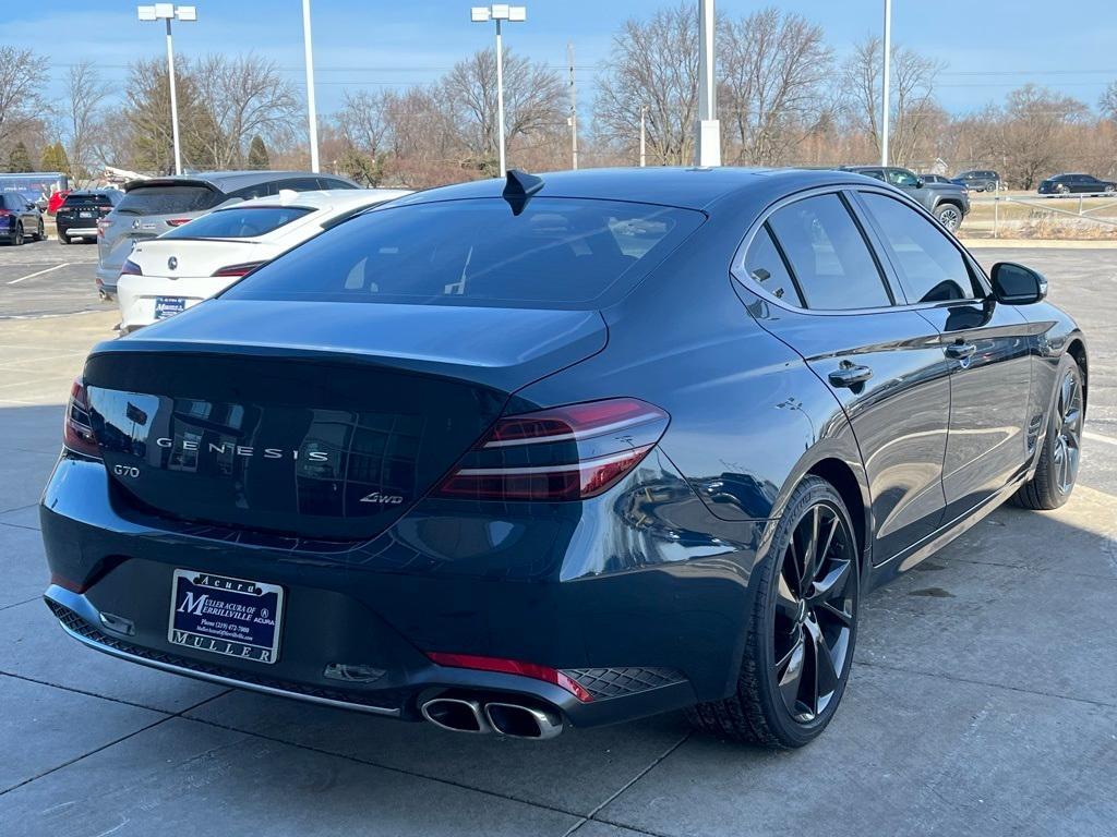 used 2023 Genesis G70 car, priced at $31,924