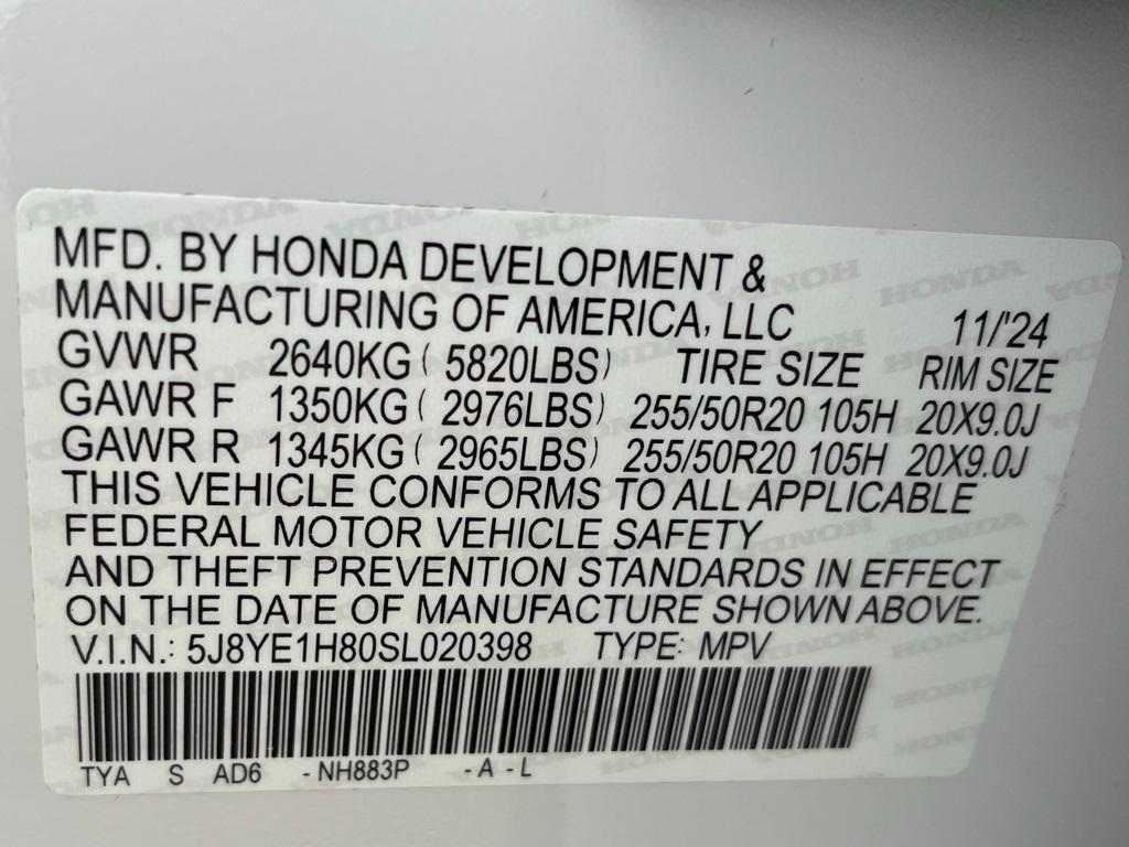 new 2025 Acura MDX car, priced at $64,105