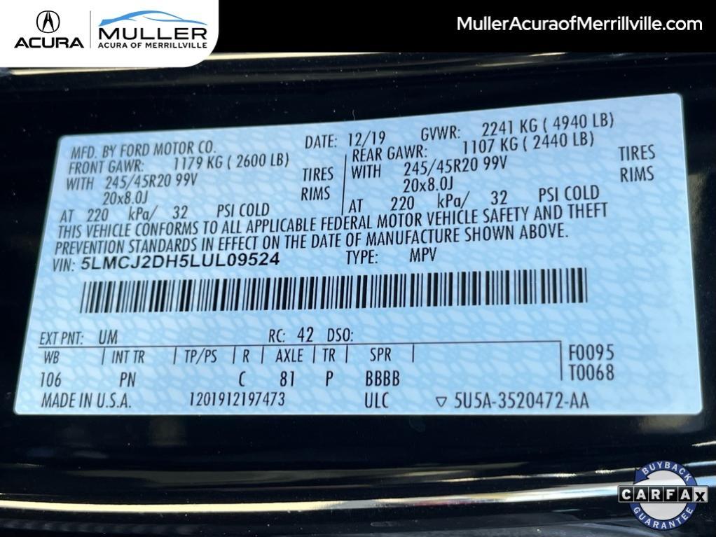 used 2020 Lincoln Corsair car, priced at $25,407