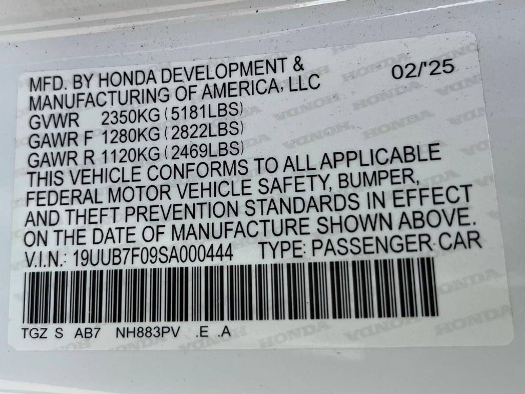 used 2025 Acura TLX car, priced at $56,827