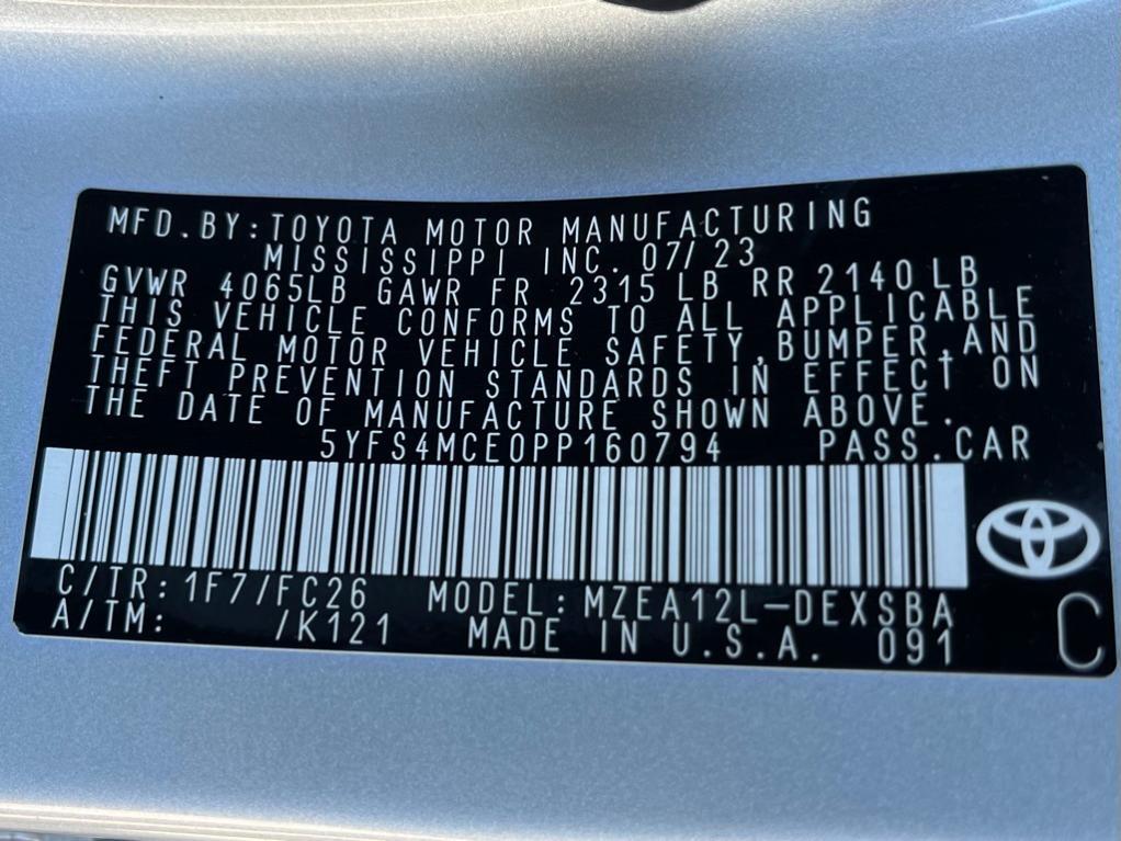 used 2023 Toyota Corolla car, priced at $21,930