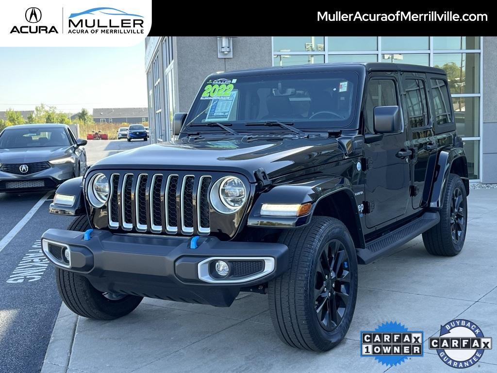 used 2022 Jeep Wrangler Unlimited 4xe car, priced at $32,607