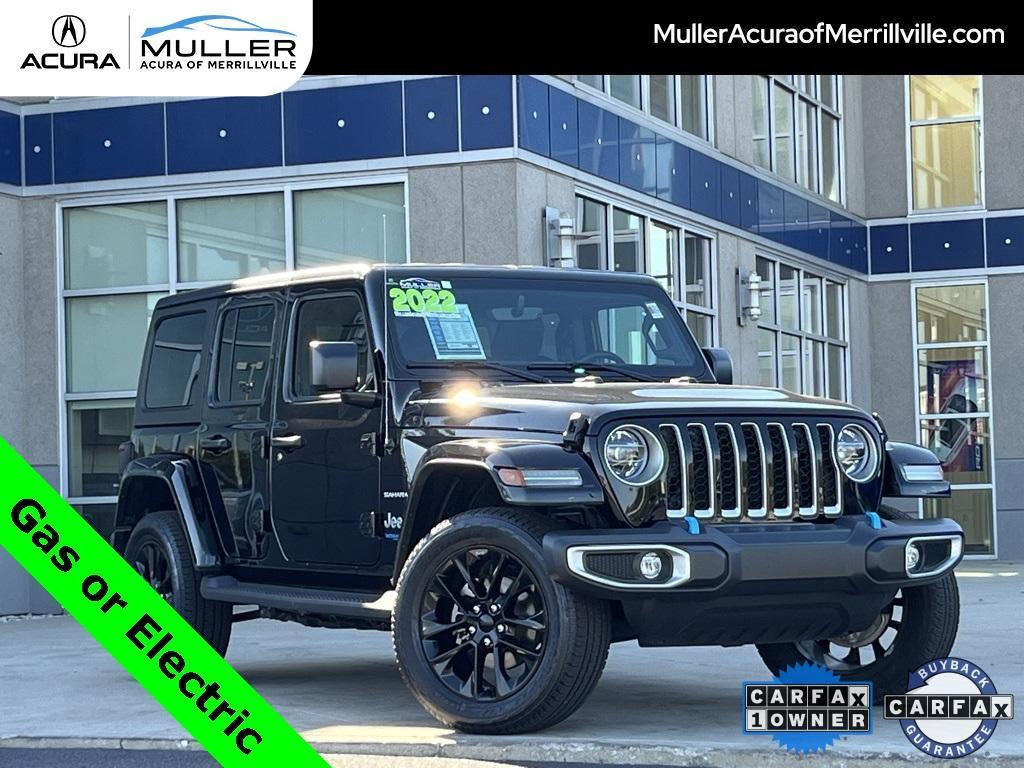 used 2022 Jeep Wrangler Unlimited 4xe car, priced at $32,607
