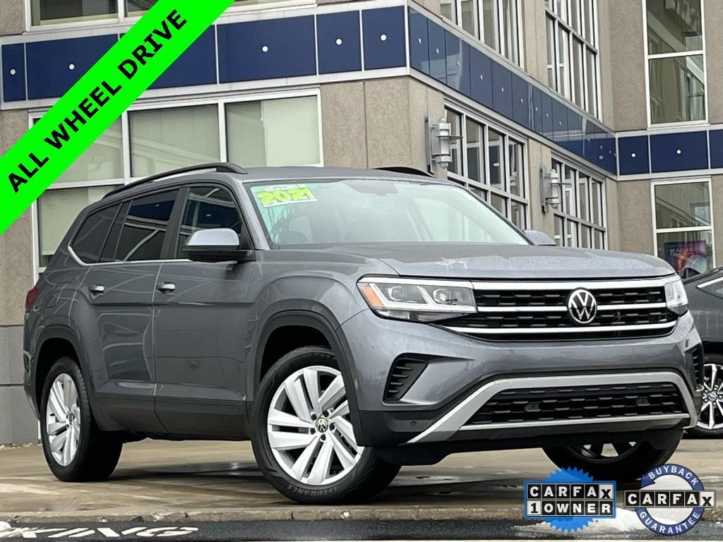 used 2021 Volkswagen Atlas car, priced at $27,225