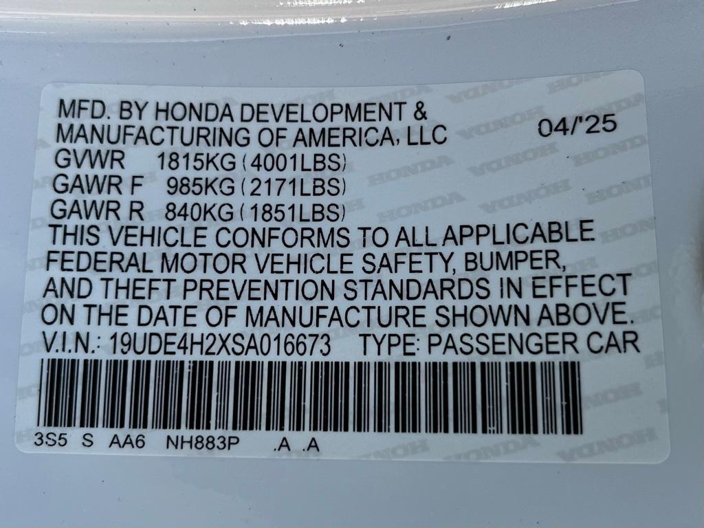 new 2025 Acura Integra car, priced at $34,795