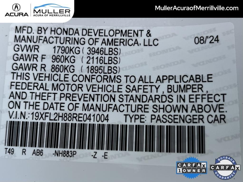 used 2024 Honda Civic car, priced at $25,533