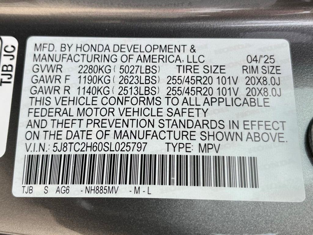 new 2025 Acura RDX car, priced at $52,250