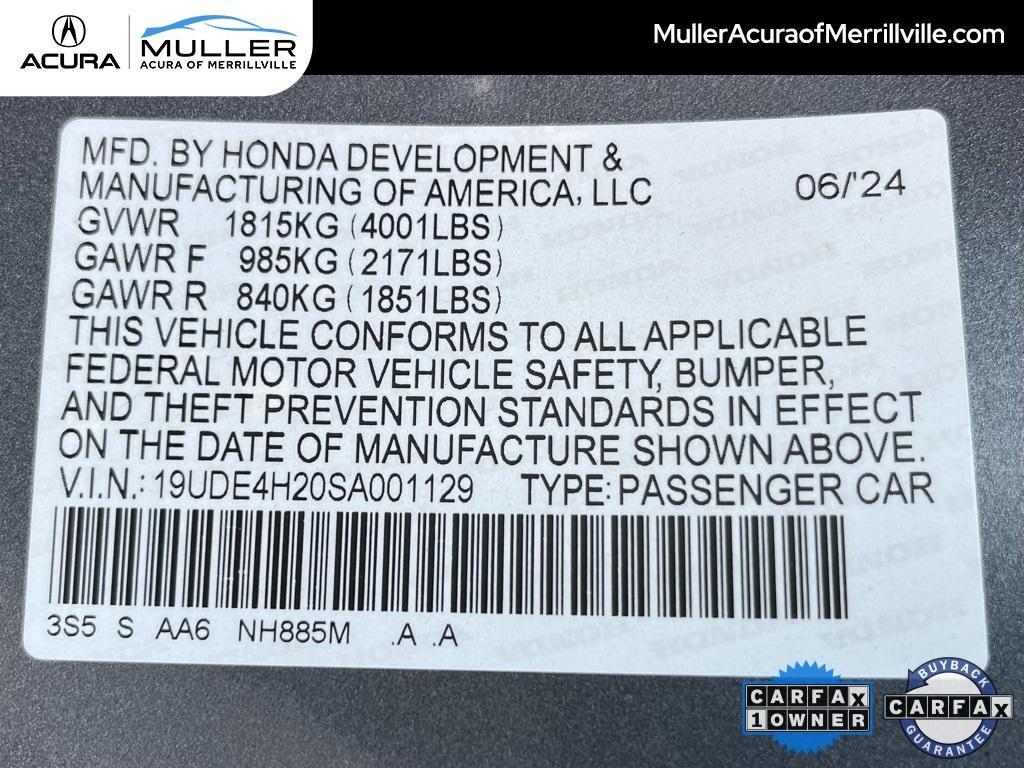 used 2025 Acura Integra car, priced at $28,402