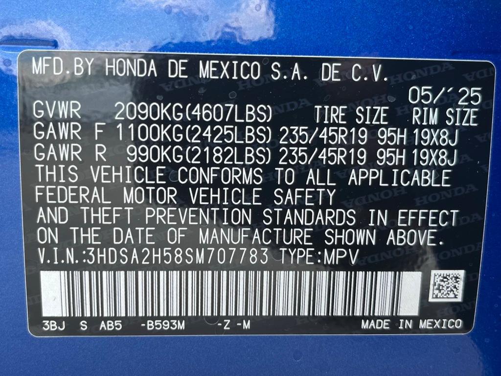 new 2025 Acura ADX car, priced at $41,350