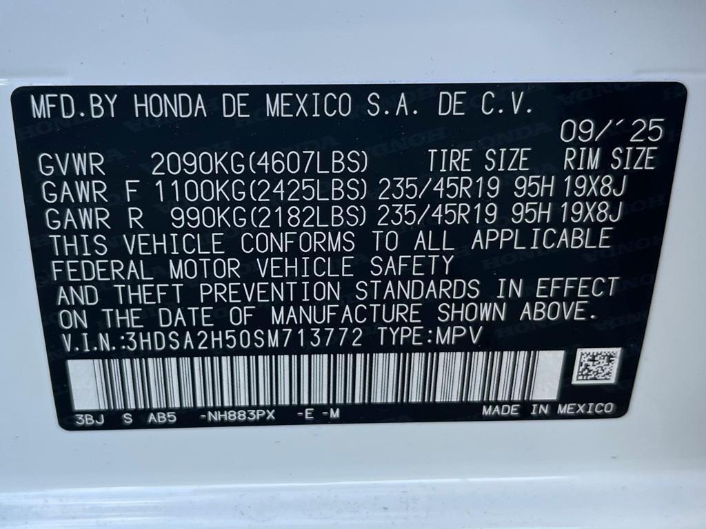 new 2025 Acura ADX car, priced at $41,950