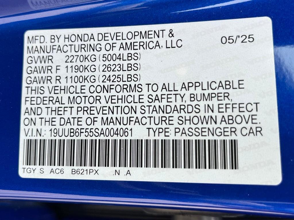 new 2025 Acura TLX car, priced at $52,195