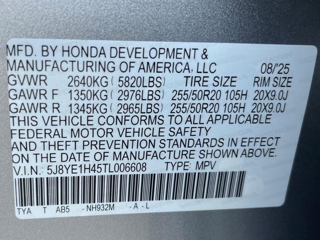 new 2026 Acura MDX car, priced at $60,750