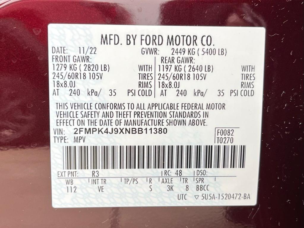 used 2022 Ford Edge car, priced at $26,920