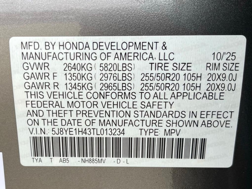 new 2026 Acura MDX car, priced at $61,350